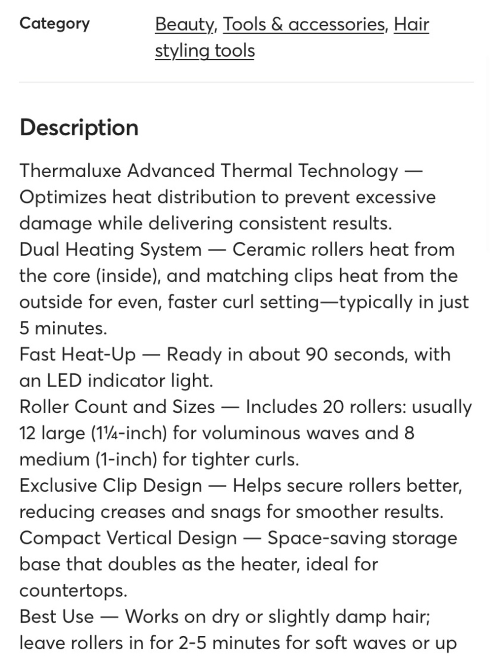 Remington Pro Thermaluxe Heated Roller Set - Pink and Purple - Picture 8 of 8